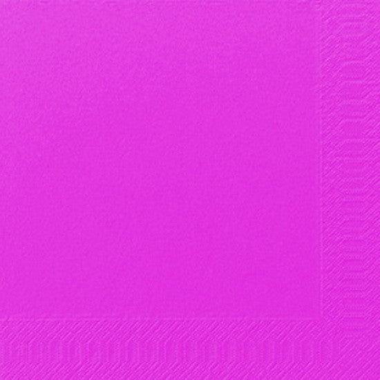 Duni Zelltuch Serviette 40x40 3lg 1/4 BF. Fuchsia, 8x 125 Stck/Karton