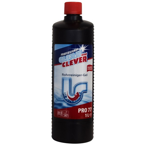 Clean&Clever PRO77 Rohrreiniger-Gel 1l