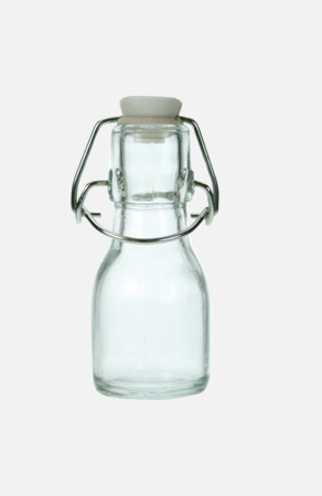 PLAYGROUND Glas / Glass  - Miniflasche mit Bügelverschluss 75 ml - (12 Stück)