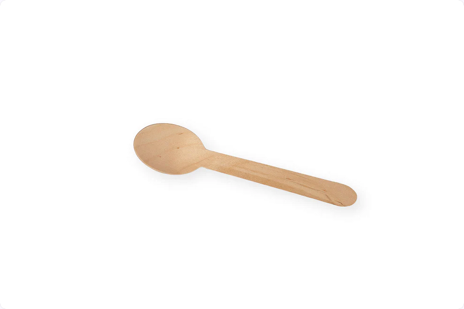 Holz-Löffel 16 cm, biobeschichtet 100 Stk.