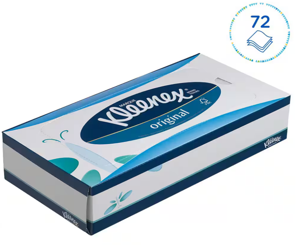 Kleenex Kosmetiktuch 3-lagig, 12box. à 72 Tü.