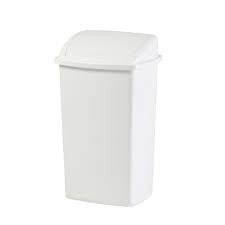 Abfallbehälter Swing Top 50l weiß