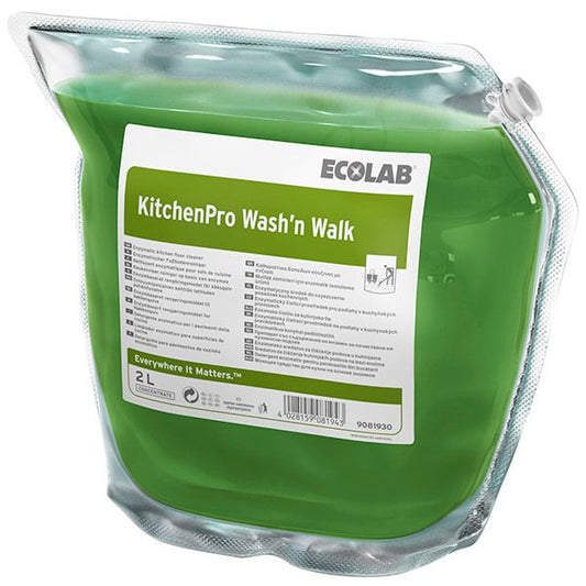 ECOLAB Kitchenpro Wash'n Walk Küchenbodenreiniger 2x2,0L