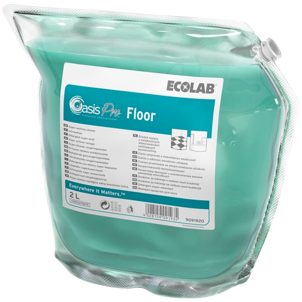 ECOLAB Oasis Pro Floor Hochleistungsreiniger für Fußböden 2x2,0L