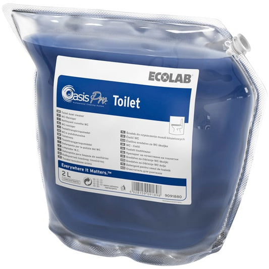 ECOLAB Oasis Pro Toilet WC-Reiniger Hochkonzentrat 2x2,0L