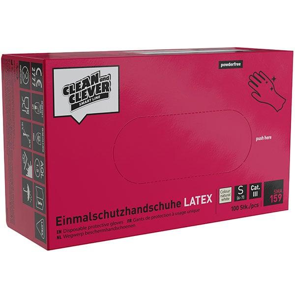 Latexhandschuhe weiß S 100 Stk