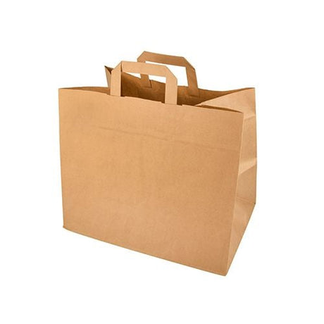 Papier Tragetasche braun 32x21,5x27cm 250Stk.