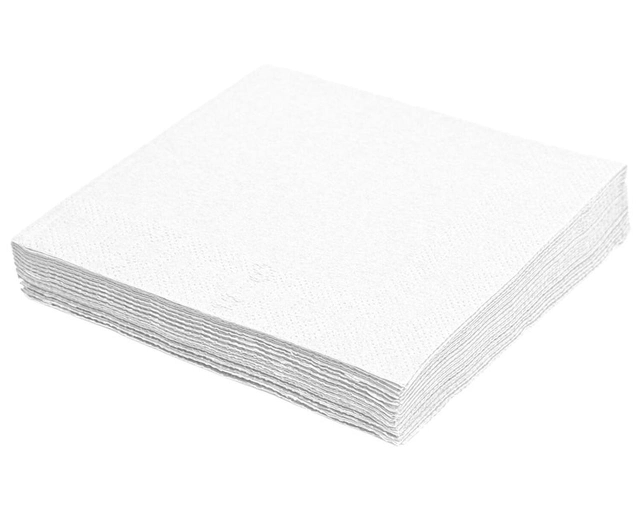 Serviette, 33x33cm, 2-lagig weiß 1/4, 10 x 200 Stück