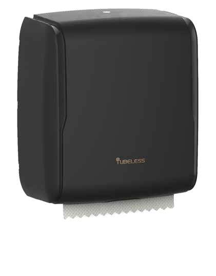 Tubeless Z-Falz Spender, schwarz