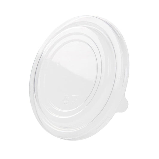 PLA-Deckel Ø 150 mm, klar, 300 Stk. für Premium-Karton-Schalen 650 ml