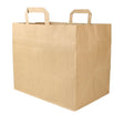 Papier Tragetasche 32x22x27cm braun 50Stk.