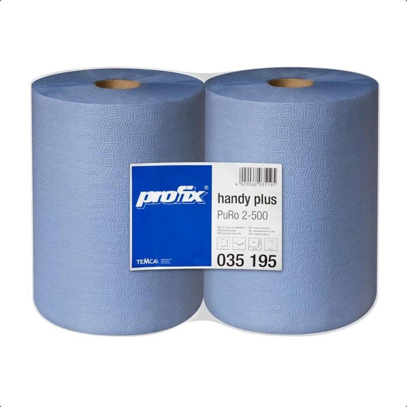 Profix Wischtuch blau 2lg. 38x36cm 2Rll à 1000Tü