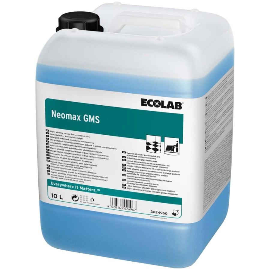 ECOLAB Neomax GMS Automatenreiniger 10L UN1719 Ätzender alkalischer flüssiger Stoff, n.a.g. (Kaliumhydroxid, Kaliumsilikat) 8,II,(e)