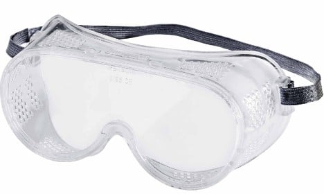 Schutzbrille/Chemikalienschutzbrille 17,5x7cm