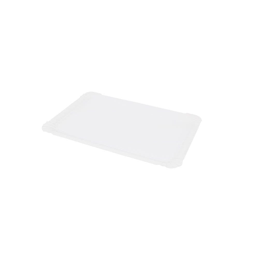 Pappteller 17 x 23 cm, weiß, rechteckig 1.000 Stk. je Karton (inkl. Lizenzgebühr)