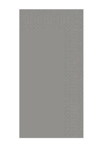 DUNI Serviette 40x40 3lg 1/8 BF. granite grey, 5 x 250 Stk./Karton